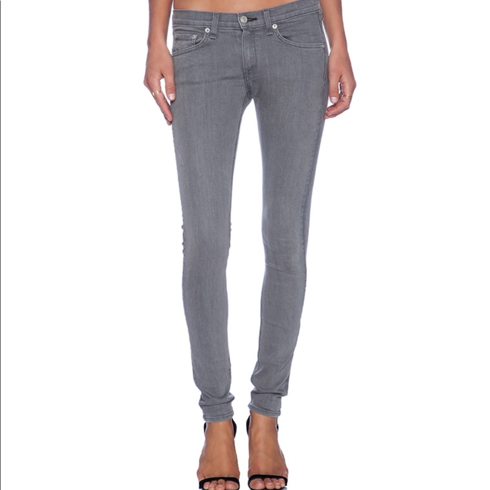 Rag & Bone Skinny Jeans Dark Iron